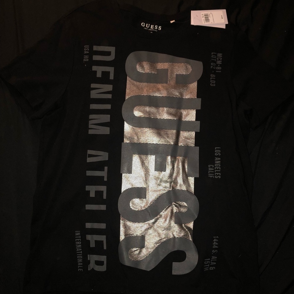 Black/Grey/Silver Guess Los Angeles T-Shirt